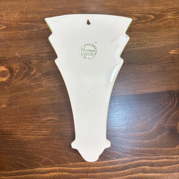 Vintage Wall Pocket Vase Royal Winton Grimwades Art Deco Iridescent Lusterware - Picture 6 of 16